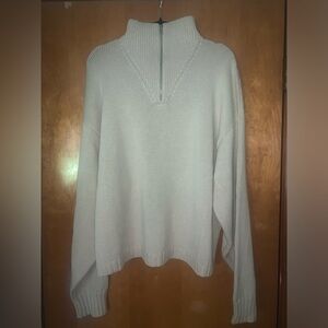 James Street Co. Moa Half-Zip Size Large Color Canvas